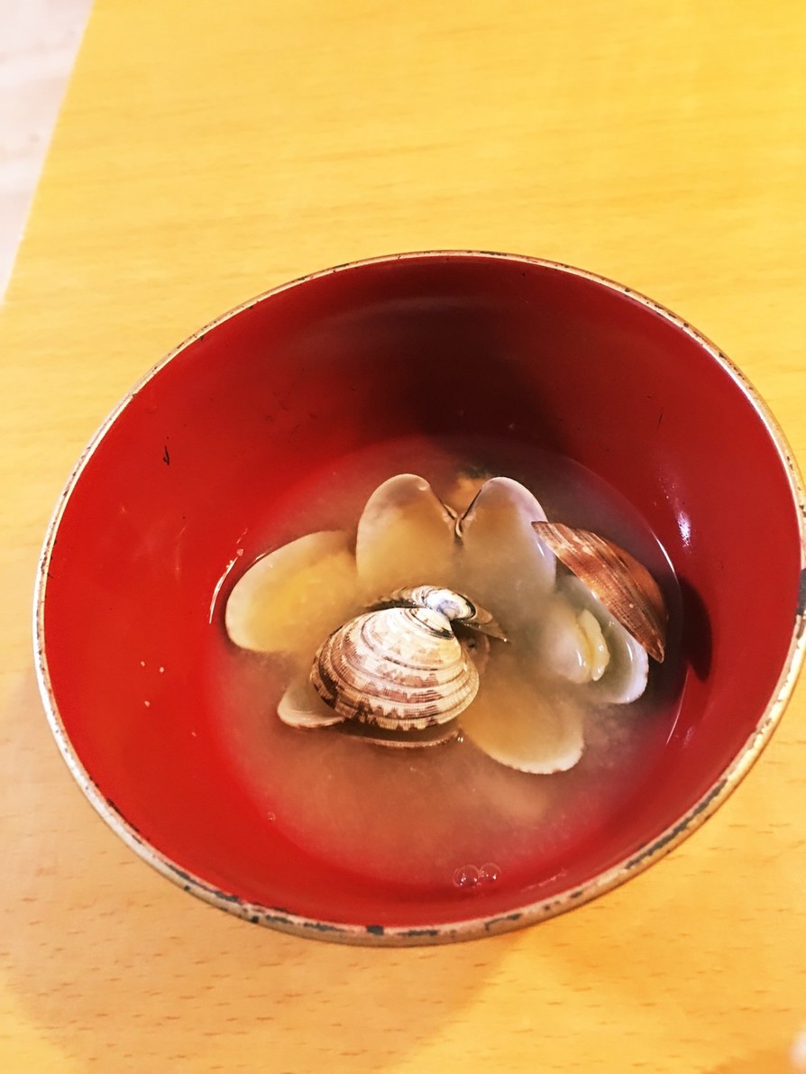 材料4つ！簡単シンプル☆アサリのお味噌汁の画像