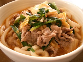 キムチスープで うどん♪