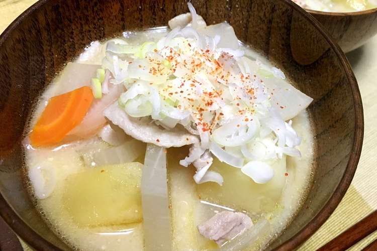 豚汁 ヨーグルトで白味噌風に レシピ 作り方 By まき56 クックパッド