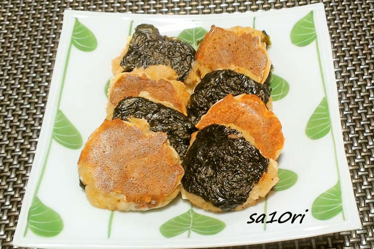 香ばしモチモチ 海苔チーズれんこんもち レシピ 作り方 By Sa10ri工房 クックパッド