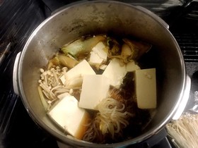 苦学生のすき焼き(肉無し)