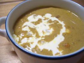 ホクホクひよこ豆のクリームカレースープ