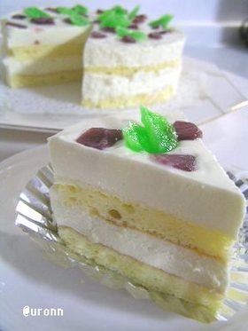 アップルワインのX’masチーズケーキ♪