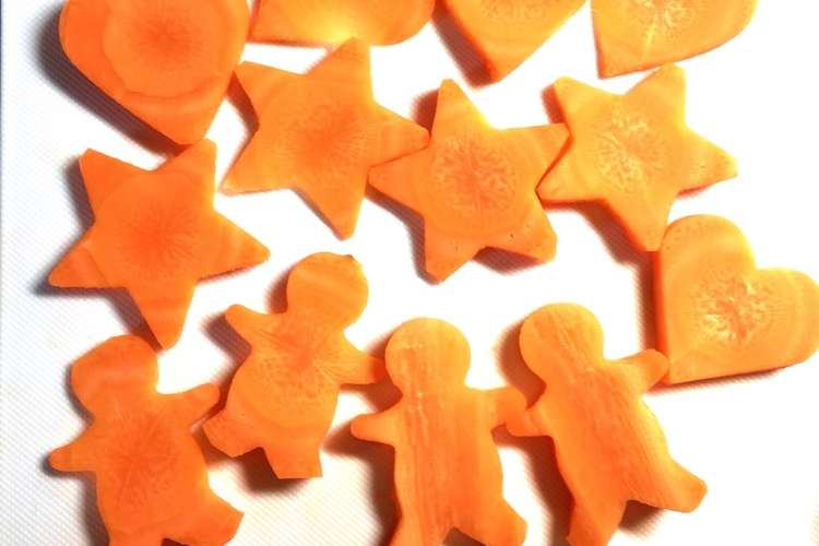 子供もできる一番簡単な人参飾り切り レシピ 作り方 By とまぴたクッキング クックパッド