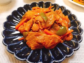 調味料全部2!揚げないヘルシー酢豚!