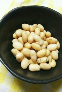 蒸し発芽大豆(圧力鍋)