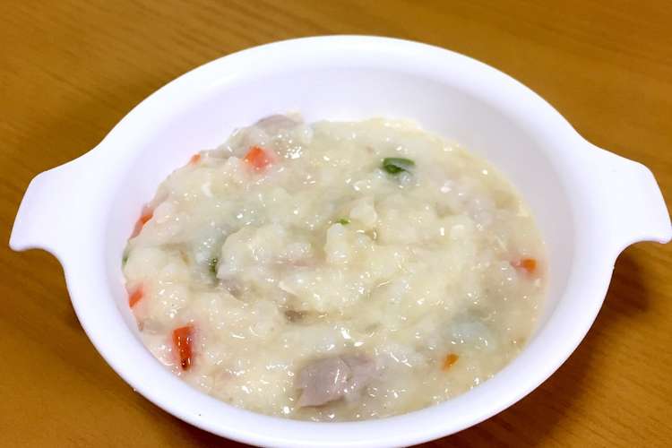 離乳食完了期 まぐろと野菜のおじや レシピ 作り方 By Tomooooo24 クックパッド