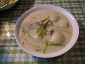 かぶと鮭の簡単クリーム煮