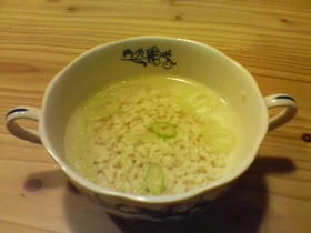簡単おいし♪とりひきスープ