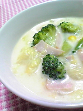 豆乳みるくりーむシチュー