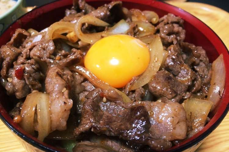 焼肉丼 レシピ 作り方 By 菊池絢乃 クックパッド