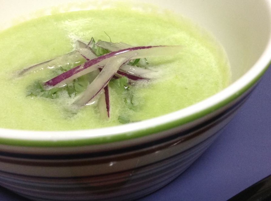 きゅうりとピーマングリーンスープの画像