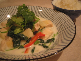 鶏肉のココナッツミルクスープ