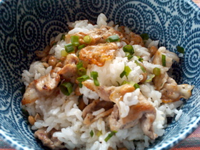 豚納豆丼