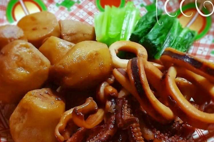 こっくり美味しい イカと里芋の煮物 レシピ 作り方 By Icco000 クックパッド 簡単おいしいみんなのレシピが359万品