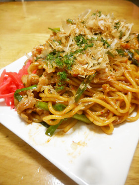 にらキムチ焼きそば