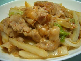 白菜と豚のオイスター味噌炒め☆