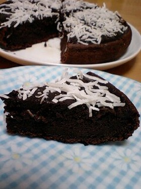 炊飯器で濃厚チョコレートケーキ