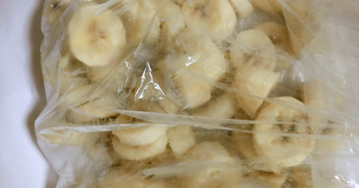 冷凍バナナのレシピ