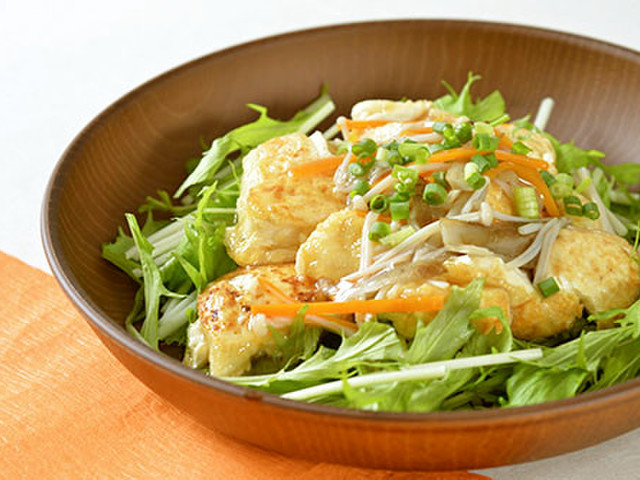 痛風の方へ 豆腐ステーキの野菜あんかけ レシピ 作り方 By さいせいかいにいがた クックパッド