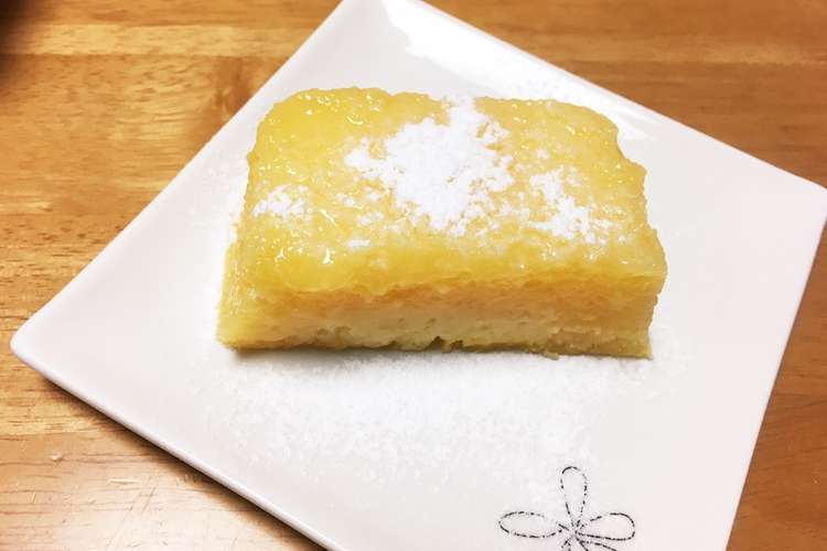 二層のレモンケーキ レシピ 作り方 By ちーかあちゃん クックパッド