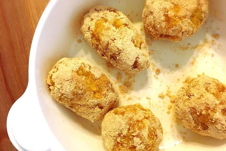 手づかみ離乳食 きな粉かぼちゃおにぎり レシピ 作り方 By ａｋｏｒｉ クックパッド 簡単おいしいみんなのレシピが367万品