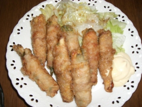 三色野菜の巻き揚げ