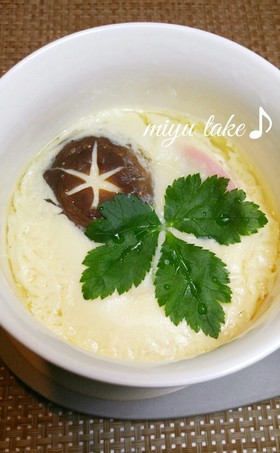レンチンで♡マグカップ茶碗蒸し♪