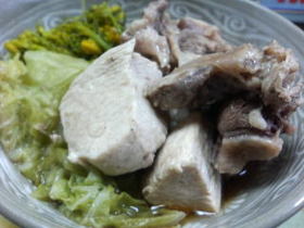 合鴨と鶏の鍋