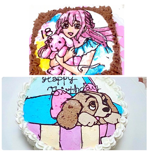 絵がかけなくても簡単キャラケーキ レシピ 作り方 By カラフルお菓子デコ クックパッド