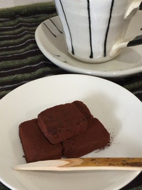 甘酒で生チョコ風