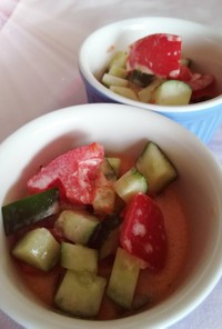 ツナ缶オイルできゅうり&トマトのサラダ