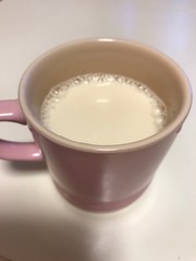 風邪喉☆バストアップにも♡豆乳蜂蜜生姜湯の写真