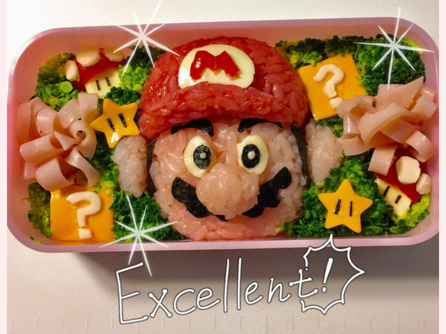 スーパーマリオキャラ弁 レシピ 作り方 By ラディ クックパッド 簡単おいしいみんなのレシピが358万品