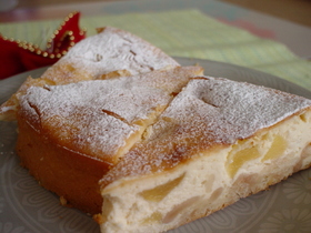 ♪りんごがゴロゴロ~のチーズケーキ♪