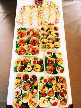 運動会♡紙コップお弁当【簡単でかわいい】