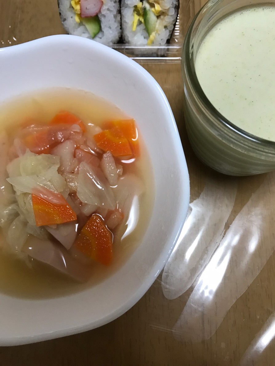 コンソメ野菜スープ♪の画像