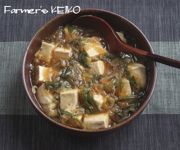 【農家のレシピ】豆腐と長ねぎの煮込みの画像