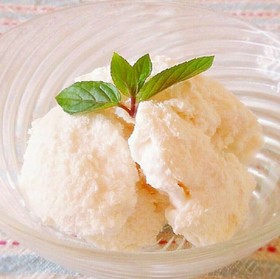 爽やか☆梨のフローズンヨーグルトアイス