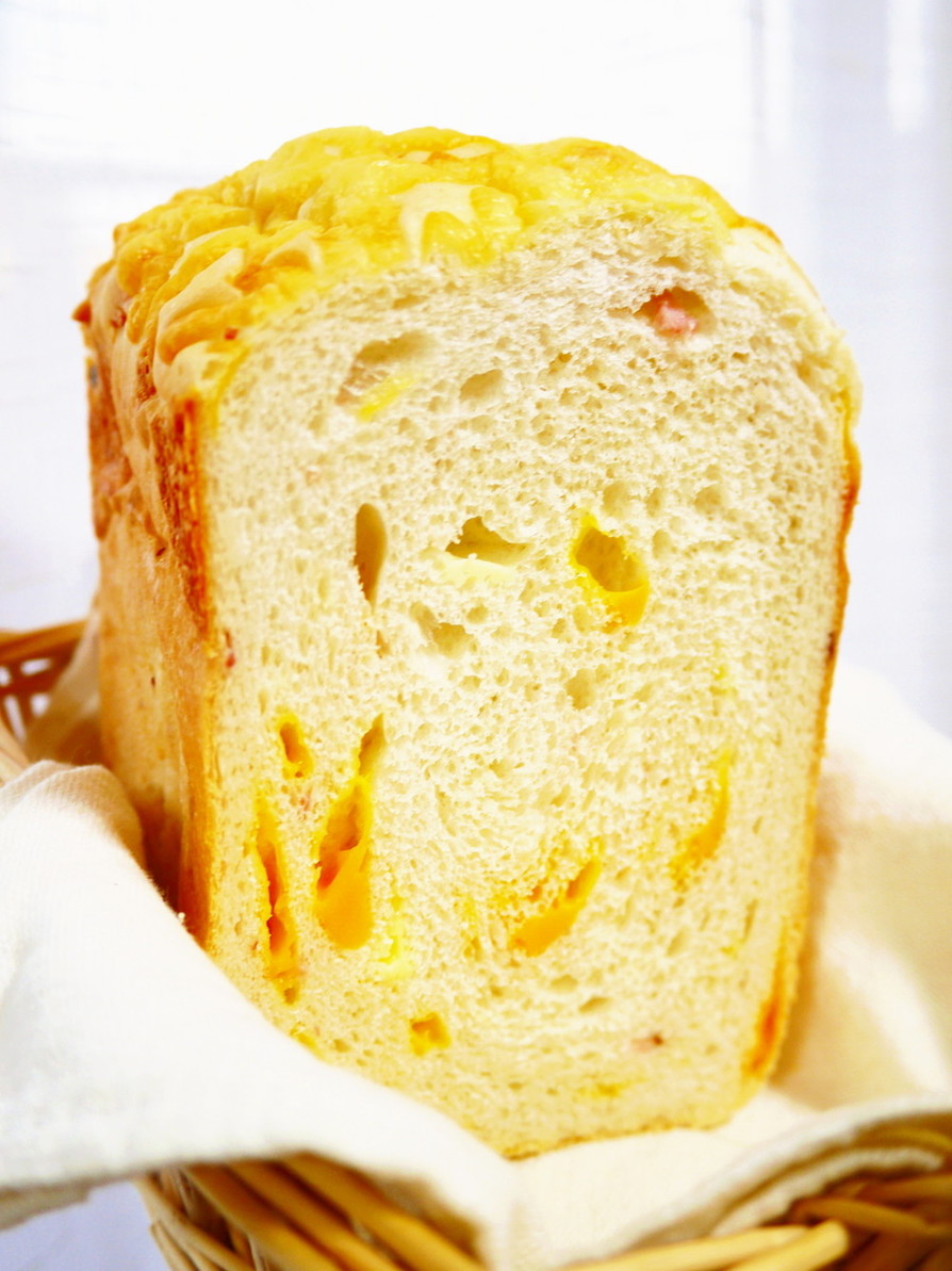 HB早焼き♪ベーコン＆ダブルチーズ食パンの画像
