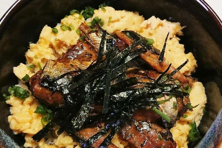 缶詰で秋刀魚の蒲焼丼 レシピ 作り方 By On クックパッド
