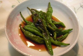 超絶簡単!ししとうの焼き煮浸し