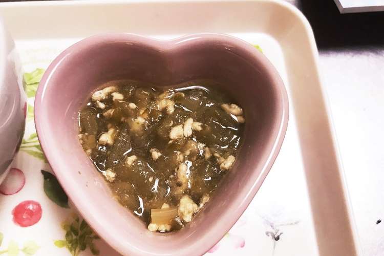 なすとピーマンのそぼろあん 離乳食中期 レシピ 作り方 By まりえ 栄養士 クックパッド 簡単おいしいみんなのレシピが358万品