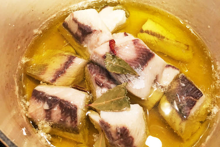魚の大量消費 ヒラマサのオイル漬け レシピ 作り方 By こっちゃん クックパッド