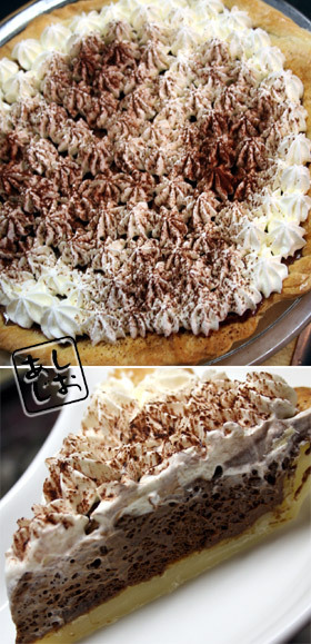 手作りパイ生地deチョコムースのパイ