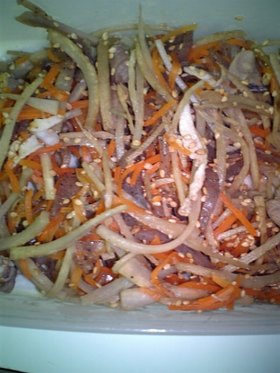 簡単!電子レンジできんぴらごぼう☆