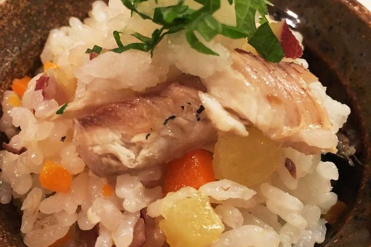 犬ごはん 鰯とさつまいもの炊き込みご飯 レシピ 作り方 By さんしーごはん クックパッド