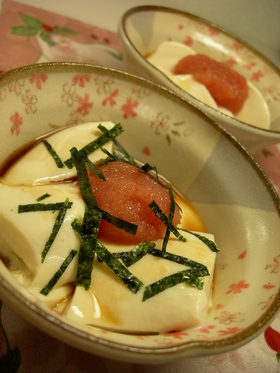明太子のせ冷奴☆
