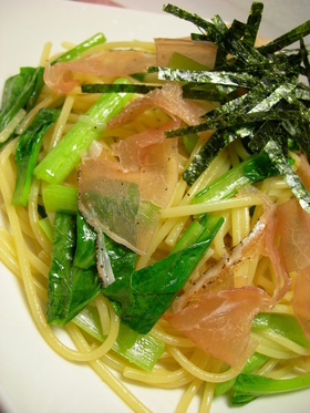和風☆生ハムパスタ