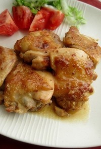 鶏肉ソテーのメイプルマスタードソース